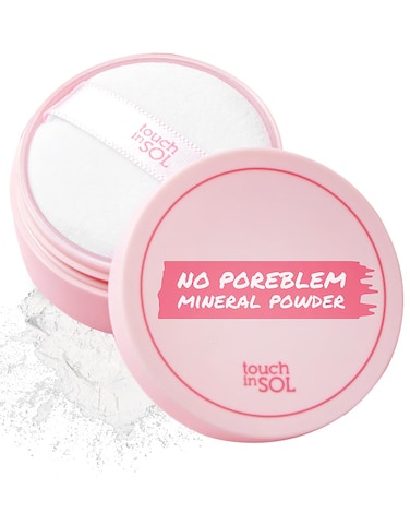 Touch in SolNo Poreblem Mineral Powder  Translucent Lightweight Loose Setting Powder for Flawless Matte Finish  Oil Control Pore Primer Blurs Imperfections  Fine Lines  Face  Greasy Hair Use