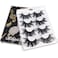 MIKIWI 25mm Lashes Dramatic 6D Faux Mink Lashes Fluffy Volume Eyelashes Thick Crossed Lashes Long Faux 25mm Mink Lashes 6D405