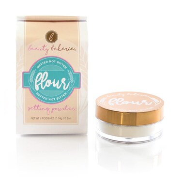 Beauty Bakerie Flour Setting Powder for Foundation Loose Face Powder Makeup Perfect for Oily Skin LongLasting Matte Finish Ideal for Baking and Blurring 05oz Oat Translucent