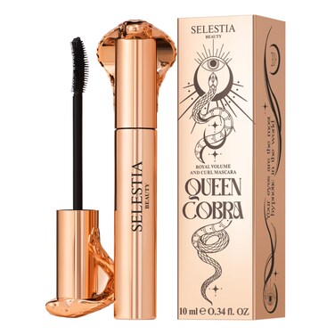 Royal Volume and Curl Mascara Queen Cobra  Enhances Natural Lashes with Dramatic Volume and Length  Smooth Application  Curling Effect Black