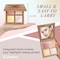 Highlighter Palette Highlighter Makeup Iluminador  Glow Bronzer Powder Makeup Highlighter Kit With Mirror  4 Highly Pigmented Face Highlighter Shimmer Colors  Vegan Cruelty Free  Hypoallergenic