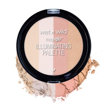 Blush Palette By Wet n Wild MegaGlo Illuminating Blush Makeup Powder Palette Catwalk Pink Highlighter Face Make Up