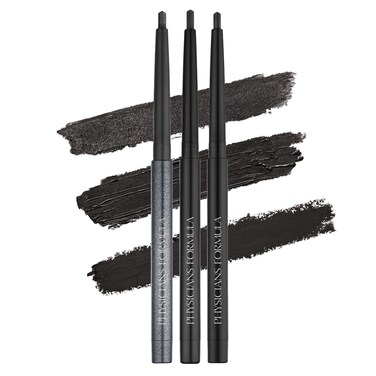 Physicians FormulaEye Booster Gel Black Eyeliner Set of 3 Shimmer Satin Matte WaterResistant Smudge Resistant Lasts All Day