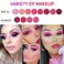 BEUSELFDELANCI Pink Eyeshadow Palette12 Colors Peach Matte  Shimmer High Pigmented Mini Makeup Eyeshadow PalletWarm Natural Blendable LongLasting Waterproof Small Pallets Eyeshadow