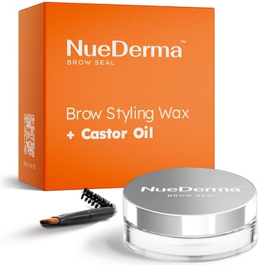 Brow Seal with Castor Oil  Clear Eyebrow Gel Brow Wax Waterproof Eyebrow Makeup Brow Styling Wax for Feathered  Fluffy Brows  1 OZ