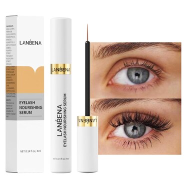 LANBENAEyelash Growth SerumAdvanced Eyelash TreatmentLash Serum for Eyelash GrowthEyebrow Growth SerumHypoallergenic 014 Fl Oz