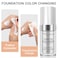 2 PACK TLM Color Changing Foundation Liquid BaseTLM Concealer Cover CreamAll Day Flawless Warm Skin Tone BB Cream Makeup Base Concealer for All Skin SPF15