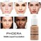 2 Pack PHOERA Foundation 104 Buff Beige MakeupFull Coverage Foundation for Women and Girls