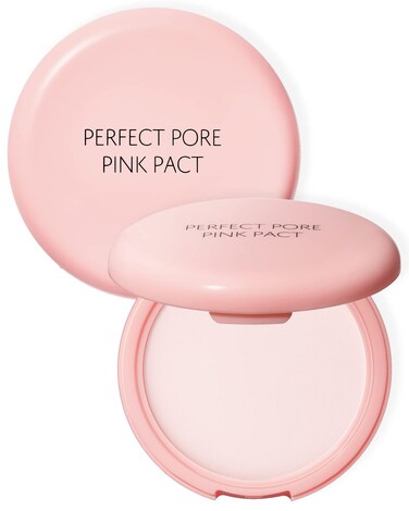 THESAEMSaemmul Perfect Pore Pink Pact  Makeup Finishing Pressed Powder for Sebum Control and Pore Minimization Soothes Sensitive Skin with Calamine Setting Powder Clumps Free 12g