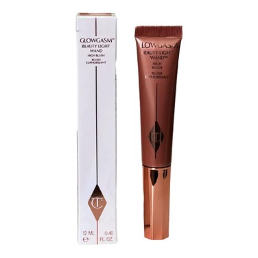 CHARLOTTE TILBURYGlowgasm Beauty Light Wand In PINKGASM Highlight Blush Cream 12ml