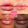 Ruby KissesPlumping Lip Gloss  Hydrating Voluminous HighShine CrueltyFree Lip Plumper Smoothing Instinct Lip Maximizer 4 Colors 015 FL oz CLEAR