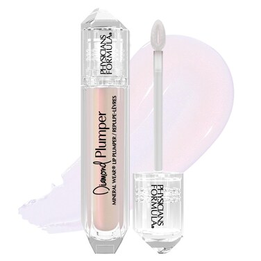 Physicians Formula Mineral Wear Diamond Lip Plumper Gloss Dermatologist Tested Light Pink Princess Cut
