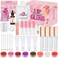 DIY Lip Gloss Making Kit 46PCS DIY Lip Gloss Kit to Make Your Own Lip Gloss Moisturizing Lip Glaze Handmade Set Beginner Lip Gloss Kit Lip Gloss Making Supplies Set for Women Girls