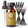 Pure Body NaturalsCastor Oil for Eyelashes and Eyebrows  Brow and Lash Growth Serum  Organic Hexane Free Cold Pressed Unrefined  1 fl oz