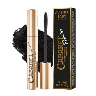 Vivienne SabCabaret LashLengthening Black Mascara Perfectly Defined Lashes Vivienne Sab Made in Europe Cruelty Free