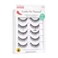 KISS Looks So Natural False Eyelashes Shy 12 mm Includes 5 Pairs Of Lashes Contact Lens Friendly Easy to Apply Reusable Strip Lashes Glue On