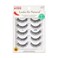 KISS Looks So Natural False Eyelashes Shy 12 mm Includes 5 Pairs Of Lashes Contact Lens Friendly Easy to Apply Reusable Strip Lashes Glue On