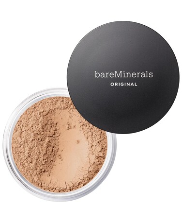 bareMinerals Original Loose Powder Foundation SPF 15 Lightweight Mineral Loose Powder Foundation Makeup Buildable Coverage Talc Free Vegan