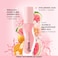 GisouHoney Infused Hydrating Lip Oil Nourishing Lip Moisturizer for Dry Lips High Shine Smooth Finish Clear Pink Shimmer Shade Fresh Watermelon Scent Watermelon Sugar 8ml