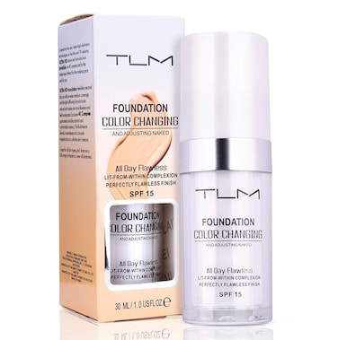 KOSIMI30ml TLM Color Changing Foundation Liquid Base Makeup Change To Your Skin Tone By Just Blending white