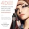 4D Silk Fiber Lash Mascara Waterproof Long Lasting Mascara Black Volume and Length Natural Exquisitely Full Lengthening Thickening Softer Fuller Lashes Amplify SmudgeProof Eyelash Mascara1 Pack