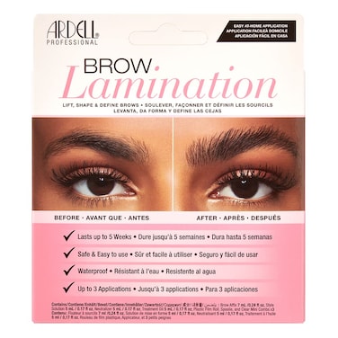 Ardell Brow Lamination Kit Lift Shape and Define Brows Waterproof 1pack