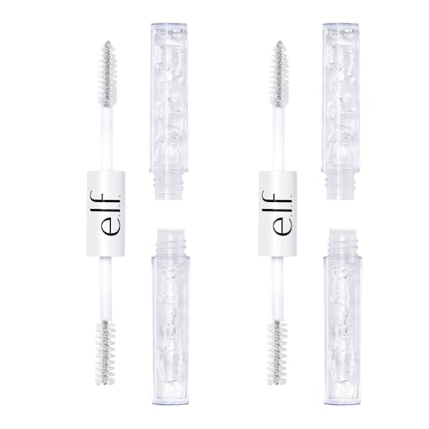 elfClear Lash  Brow Mascara 2Pack Conditioning Clear Brow  Lash Gel For Grooming Defining  Separating LongLasting Vegan  CrueltyFree