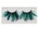 DESIRES LASHES By EMILYSTORESEMILYSTORES Green FauxFeather Costume Eye Lashes For Halloween Dramatic Eyelashes Party Looking 1 Pair