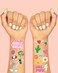 xo Fetti 104 Kids Temporary Tattoos  Birthday Girl Party Favors DIY Home Activity Gift Cute Temp Tats Princess Girl Power Flower Rainbow