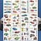 Ooopsiun Luminous Race Car Supplies Temporary Tattoos for Boys 12 Sheets Glow in The Dark RaceCar Tattoos Decorations Supplies Favors for Kids Boys Men