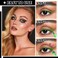 4PCS Liquid Eyeliner Stamps Set Winged Eyeliner Stencil PenWaterproof Long Lasting Eye Liners Stamp Eyeliner Pencil Tattoo Makeup Tools with HeartFlowerStarButterflyCone Shapes