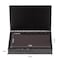 Allwon 4Layer Book Shaped Magnetic Palette Large Empty Makeup Palette Storage Box for Eyeshadow Lipstick Blush Powder Black