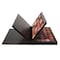 Allwon 4Layer Book Shaped Magnetic Palette Large Empty Makeup Palette Storage Box for Eyeshadow Lipstick Blush Powder Black