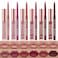 12Pcs Lip Liner and Lipstick Makeup Set 6 Matte Nude Liquid Lip Stick With 6 Matching Smooth Lipliner pencil All in One Waterproof Long Lasting Lipgloss GirlsWomen Lips Makeup Gift Set