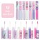 Expressions 14pc Lip Gloss for Girls  Glossy Lip Gloss Tubes  Non Toxic Lip Gloss Set  Unicorn Princess Birthday Party Favors Kids Makeup