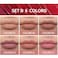 BONNIE CHOICE 6Pcs Nude Matte Liquid Lipstick Set Waterproof Long Lasting NonStick Cup Nude Lipstick 24 Hour Not Fade Matte Lipstick Professional Lip Gloss Makeup Christmas Gift Sets for Women