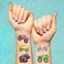 xo Fetti Monster Truck Party Supplies Temporary Tattoos  42 Metallic Styles  Trucks Big Cars Finish Lines  Flames