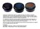 Matte Cool Dark Navy Blue Cake Eyeliner  Pressed Eyeshadow Water Activated Powder Gluten  Cruelty Free