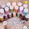 Holographic Chunky and Fine Glitter Mix 45 Colors Craft Glitter for Epoxy Resin Arts Iridescent Nail Glitter Cosmetic Eye Hair Face Body Glitter Glitter Flakes Sequins for Tumbler Festival Jewelry