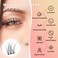 TecxinMix Natural Lash Clusters Extentions Kit Korean Self Adhesive False Eyelashes Clusters Easy Appy Press On Preglued TechWink CliqueMessfreeNo Glue and No Sticky Residue1012mm 120 Pcs
