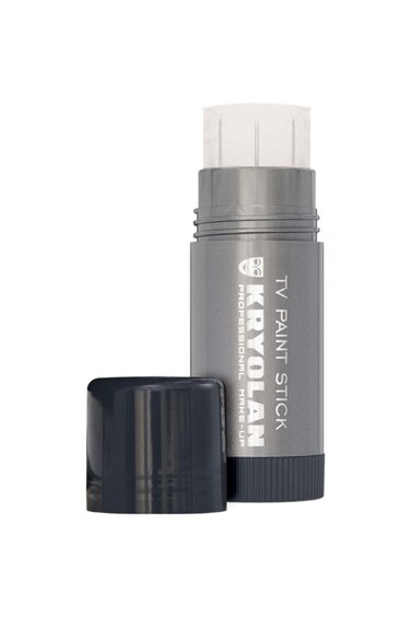 KryolanTV Paint Stick  070 White Matte Kryolan Makeup Stick  Makeup Foundation  Makeup for TV Theater Stage Acting Face and Body Full Coverage Concealer Stick Foundation  Made in USA 25 g