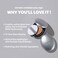 TIRTIR Mask Fit Aura Silver Cushion Foundation  Semiglow Finish Natural Coverage Moisturizing Lightweight Korean cushion foundation 17C Porcelain Full Size 063 Fl Oz