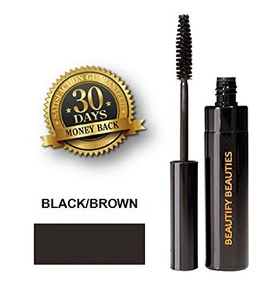 EASY ON THE EYES Sensitive Eye Mascara By Beautify Beauties  Hypoallergenic Mascara For Contact Lens Wearers  Nonirritating Fragrancefree Mascara For Natural Looking Lashes 035 oz BlackBrown