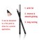 Black Eyeliner Pencil Set  12 PCs Smudge Proof Matte Waterproof Long Lasting Makeup Eye Liners