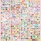 Partywind 960 PCS Individually Wrapped Tattoos for Kids Bulk Cute Temporary Tattoo Stickers for Birthday Party Supplies Favors Fake Tattoos for Kids Christmas Games 20 Sheets