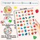 Partywind 960 PCS Individually Wrapped Tattoos for Kids Bulk Cute Temporary Tattoo Stickers for Birthday Party Supplies Favors Fake Tattoos for Kids Christmas Games 20 Sheets