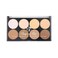 W7Shape  Glow Highlight  Contour Powder Palette  Professional 8 Shade Face Makeup Palette