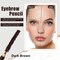 Go Ho 12 PCS Dark Brown Eyebrow Eyeliner Pencils Makeup PenSweatproof Eye Brow PencilLonglasting Nice Color Eyebrow PenMake up Brow Tint PencilsDark Brown