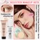 Color Changing Liquid Foundation  Full Coverage Concealer Foundation Face Primer Base Makeup SetMoisturizing BB Cream  Loose Setting Face Powder with Makeup Sponge