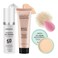 Color Changing Liquid Foundation  Full Coverage Concealer Foundation Face Primer Base Makeup SetMoisturizing BB Cream  Loose Setting Face Powder with Makeup Sponge